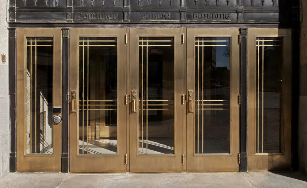 Victory Building Bronze Clad Doors & Panels