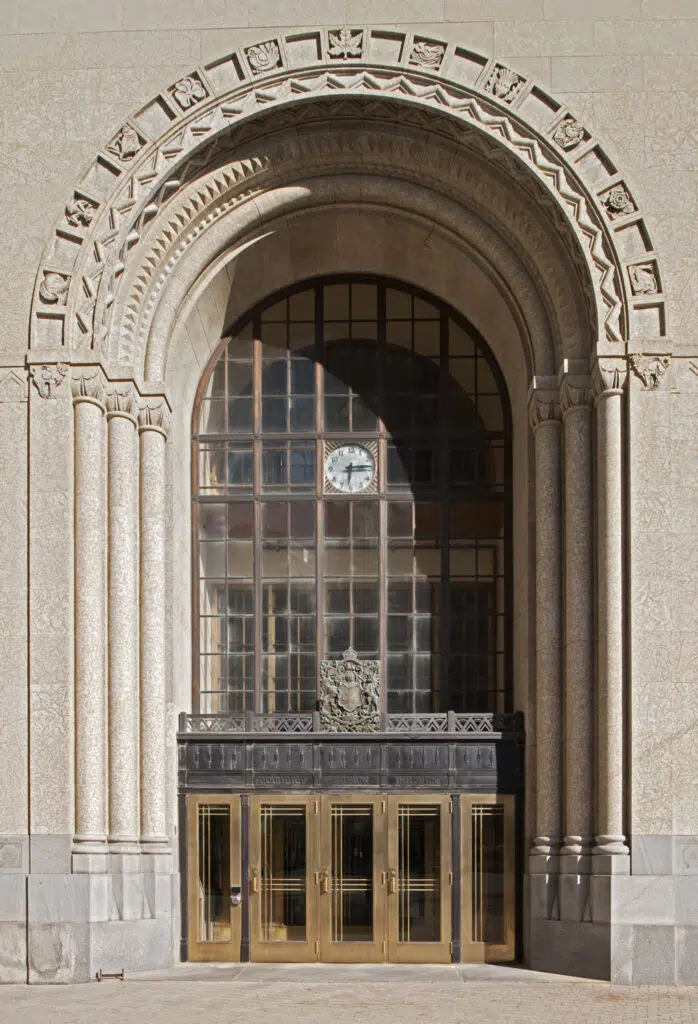 Victory Building Bronze Clad Entrance Doors